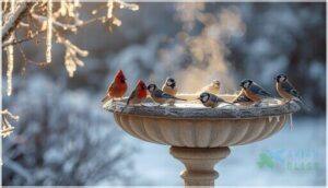 pedestal and deck-mounted heated baths