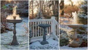 pedestal, deck, and ground-level options