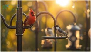 perches, hooks, and arms