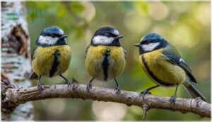 physical characteristics of tit birds