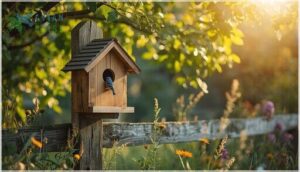 placing and mounting your birdhouse