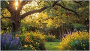 planting native trees, shrubs, and flowers