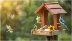 platform feeders for versatile species platform feeders for versatile species