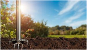 pole sections and stabilizers