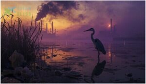 pollution and its effects on bird species