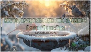 prevent bird bath from freezing