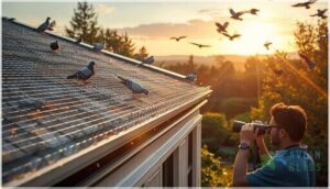 prevent pigeon nesting and future infestations