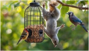 preventing bully birds and squirrels