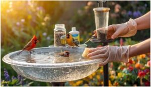 preventing worm parasites in backyard birds