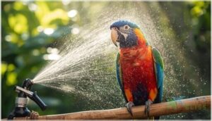 proper spraying and misting techniques