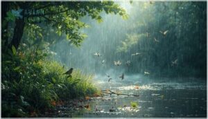 rain showers and post-rain activity