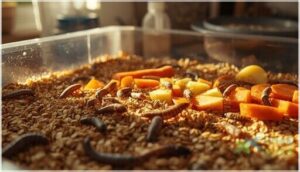 raising and storing mealworms at home