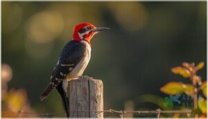 red-headed woodpecker field marks
