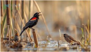 red-winged blackbird