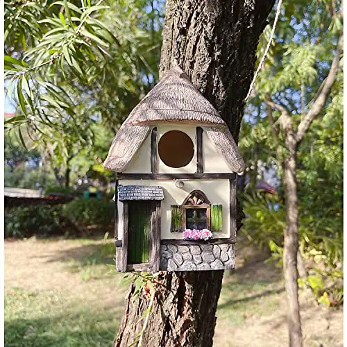 Resin Bird House,Water Proof,Sun-Proof,Gifts for