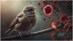 respiratory issues and labored breathing