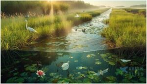 restoring natural hydrology and water filtration