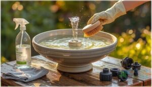 routine cleaning and maintenance