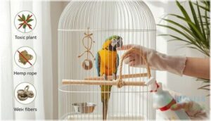 safety and maintenance tips for decorated cages