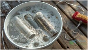 scrubbing and soaking components