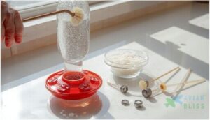 scrubbing reservoirs, ports, and hard-to-reach areas