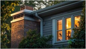 sealing gaps, vents, and chimneys