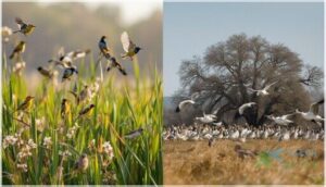 seasonal and migratory birds