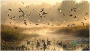 seasonal bird migration and viewing opportunities