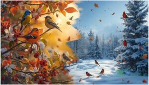 seasonal bird visitors in michigan