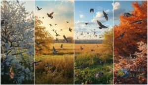 seasonal influences on bird activity