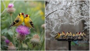 seasonal variations in goldfinch diet