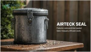 secure lid mechanisms and seal effectiveness