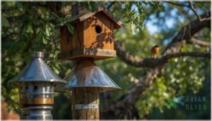 securing predator guards and baffles securing predator guards and baffles