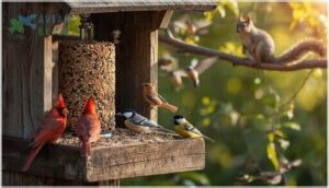 seed choices that deter pests (safflower, nyjer)