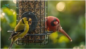 seed port accessibility for small birds seed port accessibility for small birds