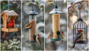 selecting feeder types for different foods