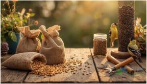 selecting the best seed for finch feeders