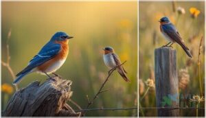 similar species to blue birds