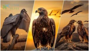 size, wingspan, and plumage differences