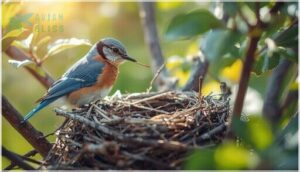 small twigs and bark strips