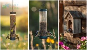 specialty feeders: nyjer, window-mounted, and diy designs