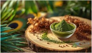 spirulina and kelp for nutritional support