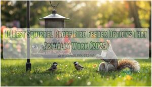 squirrel proof bird feeder options