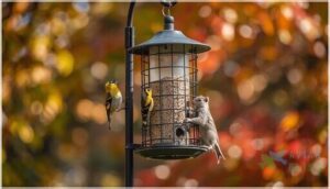 squirrel-proof feeder solutions