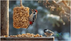 suet cakes and peanut products
