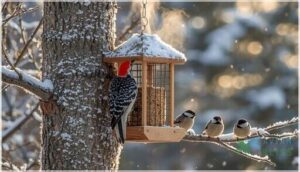suet feeders for high-energy foods