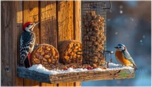 suet, peanuts, and high-protein options suet, peanuts, and high-protein options