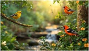 summer migrants and visitors