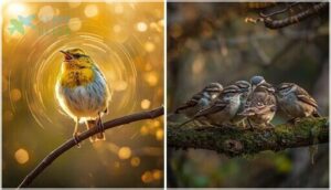 territorial songs vs. contact calls