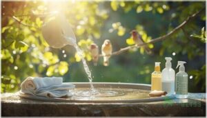 thorough rinsing and drying